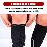 Manguitos protectores de pantorrilla para correr, calentadores de piernas para ciclismo y fútbol, equipo deportivo transpirable de compresión, espinilleras elásticas, 1 par - details 7