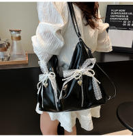 Bolso doble con lazo estilo Ballet para mujer, edición coreana, bolso de hombro individual de gran capacidad, primavera 2025 - details 22
