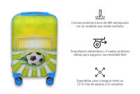 MARKTOMI - Maleta Cabina ABS 1PC - Ruedas Giratorias dobles con 360ª - Ryanair Vueling Iberia Wizzair  - 4 COLORES - maleta para niños - 18