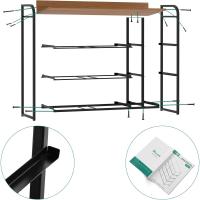 Cajonera de Tela Extraíble de 7 Cajones Almacenamiento de Tela Cómodo para Sala de Estar, Dormitorio, Habitación Infantil Gris Oscuro - details 8
