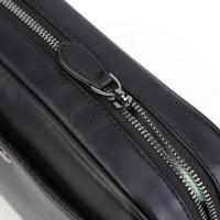 Bolso Cruzado de Hombro para Hombres Cuero PU Diseño a Cuadros Bolso Messenger de Negocios Casual - details 44