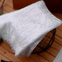 Ribete de encaje bordado Floral francés chantilly, vestido de encaje de pestañas festoneado, encaje de costura DIY, precio de 3 metros - details 4