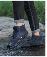 Nuevas botas de algodón, zapatos informales de algodón, además de botas de nieve gruesas de terciopelo, botas altas de algodón cálidas para parejas - details 8