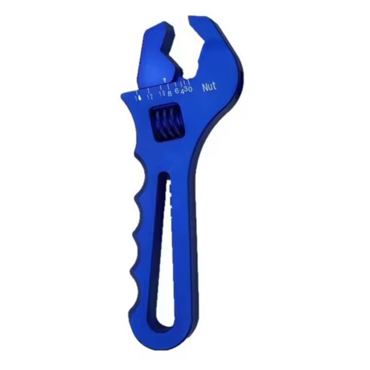 Llave ajustable ligera de aluminio 3AN-16AN AN, llave de ajuste de manguera, herramientas de reparación Manual, llave de ajuste de extremo de manguera de aceite - 1
