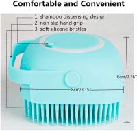 Cepillo de Aseo para Mascotas Perro y Gato con Silicona Fregona de Baño y Masaje para Limpieza de Patas Herramienta de Limpieza con Jabón y Champú - details 0