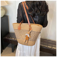 Bolso de Verano a la Moda Bolso de Malla para Mujer Bolso de Playa de Paja - details 6