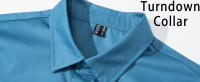 MAGCOMSEN Camisa de trabajo de manga larga de algodón para hombre, elegante y casual, con botones - details 1