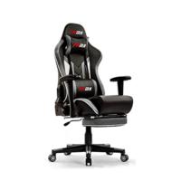 Silla Gaming Ergonómica Silla Silla de Oficina Regulable Altura Silla de Escritorio Silla para Juegos Silla de Cuero para Oficina Hogar y Gaming Silla para computadora Negro - details 14