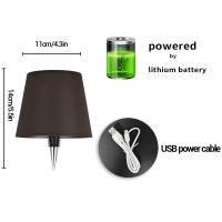 Lámpara de mesa inalámbrica con botella, Control táctil de 3 colores y lámpara nocturna con atenuación continua, adecuada para Bar, botellas de vino, luces de escritorio - details 10