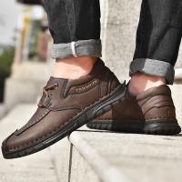 Zapatos De Piel informales Para Hombre, Cómodos, Aptos Para El Exterior, Mocasines Transpirables Antideslizantes - details 20