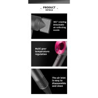 【2024 Version】Secador de Pelo Profesional Ionico con 5 Difusores Incluido, 1600W, con 1.7m de Cable, Secador para Peluqueria, Salon de Estetica, Pequeño Electrodomestico para Belleza. Motor Brushless, Marca Blanca - details 10