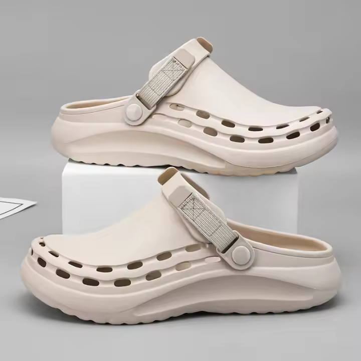 Zapatillas de verano para hombre, zuecos de jardín a la moda, EVA, suaves y ligeros, toboganes al aire libre, esenciales, zapatos de playa, zapatos casuales para hombres - 1