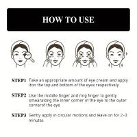 Crema de Ojos de Retinol con Colágeno Reparación Inmediata de Ojos, Ligeros Ojos Negros, Reafirmeza de Piel Cuidado de Ojos para Mujeres - details 6