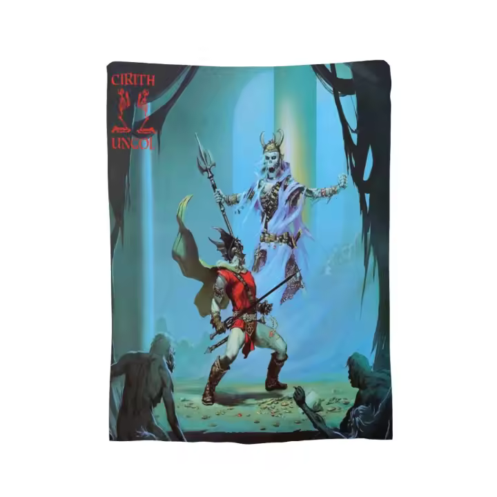 Manta de forro polar Cirith Ungol King Of The Dead, perfecta para niños y niñas, hogar o viaje - 1