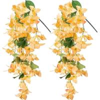 Bougainvillea Multicolor, flor Artificial, accesorios DIY, enredadera Floral realista, pétalos de seda, hojas verdes, flor falsa - details 7