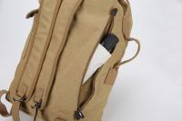 Mochila de viaje de lona de 45l, bolsa de cubo para senderismo, mochila informal para exteriores, bolsa para libros, mochila escolar, bolsas de pesca - details 5
