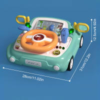 Juguete eléctrico para bebé, simulador de conducción, volante, cochecito, juguetes educativos tempranos para niños de 0 a 36 meses, regalo para niños pequeños - details 5