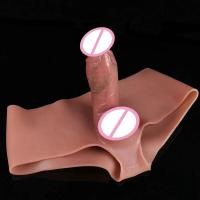 Empaque privado Sexy SXXY 10 estilos Dildo hueco grande con correa para hombres Gay Funda de silicona para hombre Pantalones Retraso de la eyaculación Juguetes sexuales - details 11