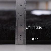 Alfombras De Gran Área Para Sala De Estar, Color Gris Claro, Teñidas Con Corbata, 1 unidad - details 0