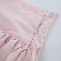 BUNO-Y2k Fairycore pliegues A-line plisado Mini falda rosa dulce coqueta estética tiro bajo faldas súper cortas señoras lindo 2000s - details 12