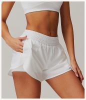 Pantalones de Yoga de Secado Rápido Diseño de Dos Piezas para Levantamiento de Glúteos - details 1
