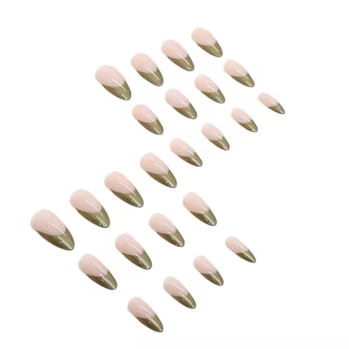 Uñas largas translúcidas de almendra, uñas postizas que nunca se parten para decoración de manos, arte de uñas - 1