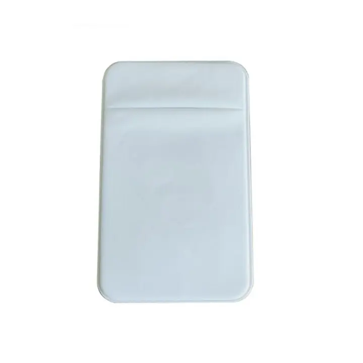 Funda trasera con pegatina, bolsa para tarjetas de teléfono móvil, funda para tarjetas, funda tipo billetera elástica, billetera para teléfono, soporte para tarjetas de teléfono móvil - 1