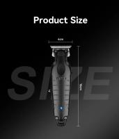 Cortadora de pelo Kemei 2299 para peluquero, cortadora de pelo inalámbrica de 0mm con cero huecos, cortadora de pelo eléctrica profesional para hombres, máquina cortadora de acabado - details 5