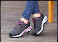 Zapatillas deportivas con cámara de aire para mujer, zapatos atléticos para caminar, transpirables, con cordones, de plataforma alta, informales - details 13