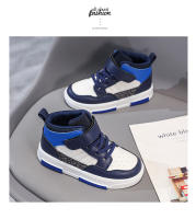 Zapatos de tablero para niños, zapatos deportivos de caña alta, zapatos casuales, zapatos de marea para niños medianos y grandes - details 21