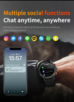 Reloj inteligente para hombre, Bluetooth, llamada, Control de música, pantalla completamente táctil de 1,7 pulgadas, Monitor de salud, asistente de voz, recordatorio de Whatsapp, rastreador de Fitness para Android IOS - details 9