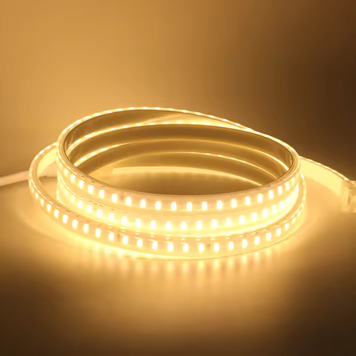 GAHADA Luz de Tira LED de Alta Brillancia con Interruptor EU Plug Cinta LED Flexible Impermeable para Iluminación al Aire Libre 1M-35M - 1