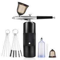 Mini inyector de oxígeno Nano, pulverizador de niebla, Kit de compresor de aire para arte de tatuaje de uñas, decoración de belleza, aerógrafo, pistola de pulverización de pintura - details 0