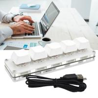 Ropad ro-Teclado mecánico para videojuegos, periférico personalizado, interruptor rojo, 5 teclas para Photoshop - details 6