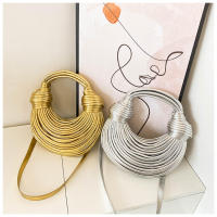 Nuevo Bolso de mano tejido a mano para pan y fideos, con cable eléctrico, para hombro, - details 46