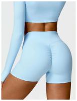 Pantalones Cortos de Cintura Alta de Yoga Ouwu Anti-Esqüí, Ideal para Ciclismo, Correr, Entrenamiento Intenso, Gimnasio Ropa Deportiva para Mujeres - details 23
