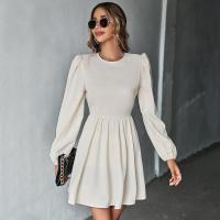 Vestido Largo de Manga Larga para Mujer con Cintura Estética Primavera Otoño 2025 - details 3