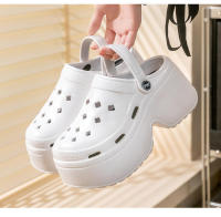 Sandalias de Tacón Alto de 9cm Punta Cerrada Suela Gruesa Diseño de Leopardo - details 5