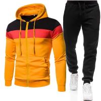 Conjunto Deportivo Casual para Hombres Primavera-Otoño 2025 Sudadera con Capucha y Pantalones - details 1