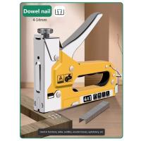 Grapadora de construcción de muebles DIY, pistolas de grapas, decoración del hogar, herramientas de carpintería, decoraciones de carpintería - details 9