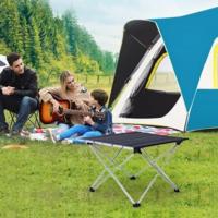 Mesa de camping plegable portátil ultraligera con aleación de aluminio de alta resistencia para uso en jardines y fiestas - details 6