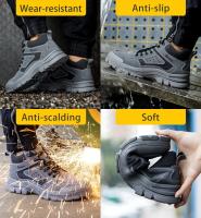 Zapatos de Seguridad para Hombres Punta de Acero, a Prueba de Afilados, Indestructibles - details 6