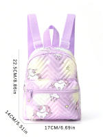 Mochila informal de gran capacidad con bordado simple e impresión, mochila escolar de viaje al aire libre transfronterizo - details 9