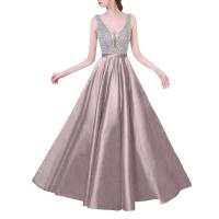 Elegante Vestido de Noche de Secuencia Corte Alto y Vibrante para Mujeres - details 6