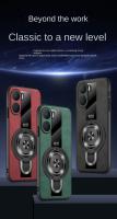 Funda de lujo para Xiaomi Poco X7/Poco X7 Pro Soporte de anillo, protección de lente de cámara, piel de oveja, vidrio resistente a golpes - details 1