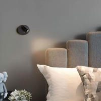 Luz LED inalámbrica con Base magnética, lámpara de mesita de noche regulable con Interruptor táctil, recargable por USB, color blanco y negro - details 10