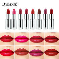 Bsimone Fashion Rainbow Tube Lipstick Hidratante y Blanqueamiento de larga duración Maquillaje para estudiantes Lápiz labial - details 0