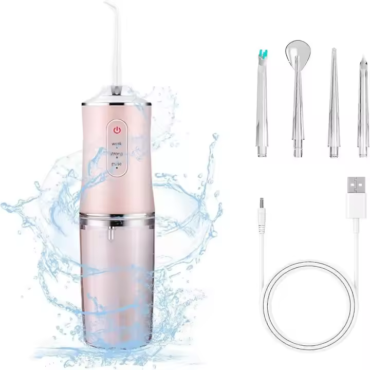 Hilo Dental eléctrico para Limpieza de dientes, inalámbrico, portátil, recargable - 1
