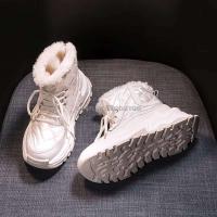 Nuevas botas de diseñador para niños de alta calidad, zapatos deportivos juveniles de piel con purpurina en el tobillo para invierno, precio bajo para la escuela - details 4