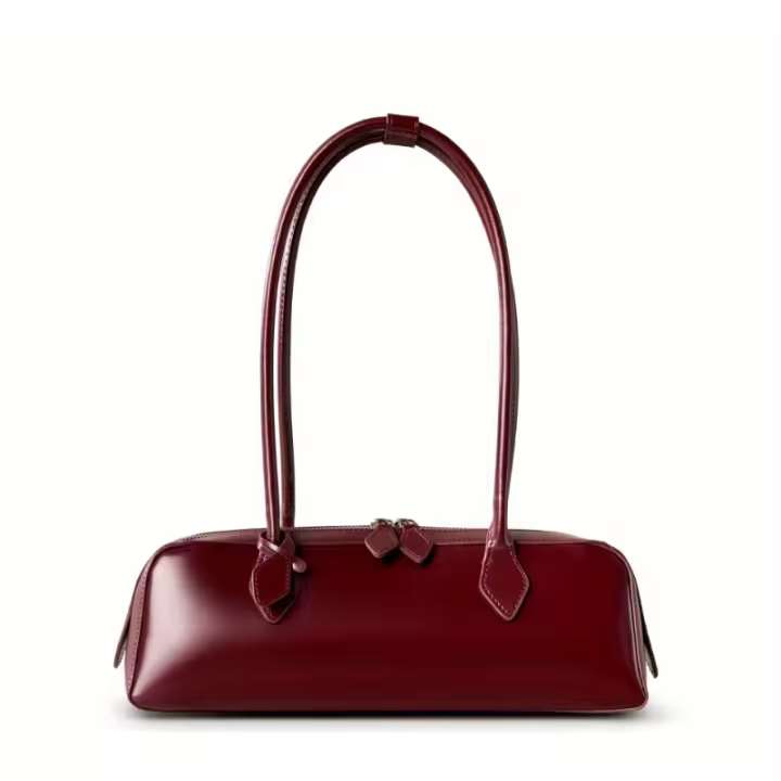 Macrocannage Bucket Hobo 2025 Nuevo - Bolso bandolera rojo de gran capacidad con dije desmontable - 1